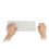 Slim White K-03 USB Wireless Keyboard Mouse Combo with Keypad Protector 15