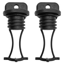 2 Stück Kayak-Abflussstopfen mit Gewinde, Bootsschacht-Entleerer für Kanu und Boot, Nylon, 55,8*26 cm