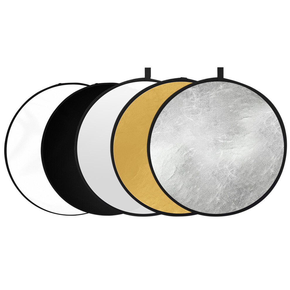 80Cm 5-In-1 Photography Reflector Collapsible Studio & Outdoor Fill Light 7641361694519