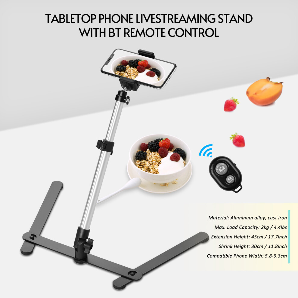 Portable Tabletop Phone Stand - Max Load 2Kg Angle -30 To 90 7891361695270