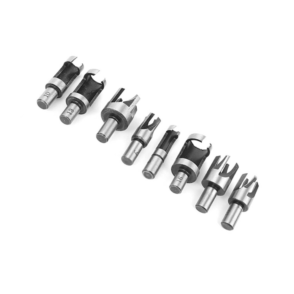 Durable Tapered Wood Plug & Chamfer Cutter Set: 6Mm To 16Mm 4951361697179