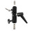 H-Type Support Bracket Holder for Camera Speedlight Flash-black 4