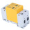 Yellow 2P LT120 Surge Protector 20kA AntiThunder Modular Device for Homes 6