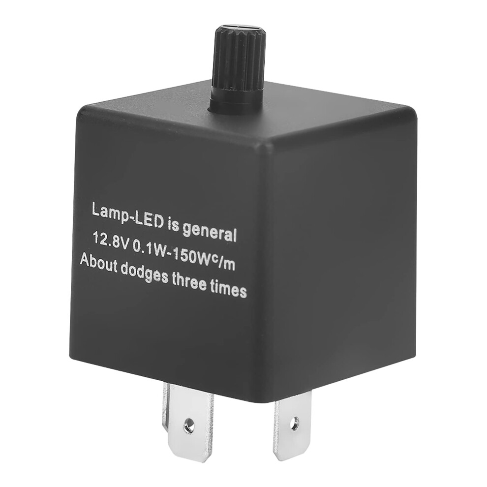 Led Flasher Relay, 3ÂPin Adjustable Turn Signal Flashers Led Flash Relay For Turn Signal Hyper Flash Fix Light 9105992100224