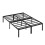 Living And Home Black Iron Bed Frame without Mattress, Double Size 3