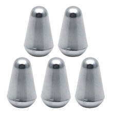 Musical Instrument Parts 3 5 Way Toggle Switch Tip Knob-Silver