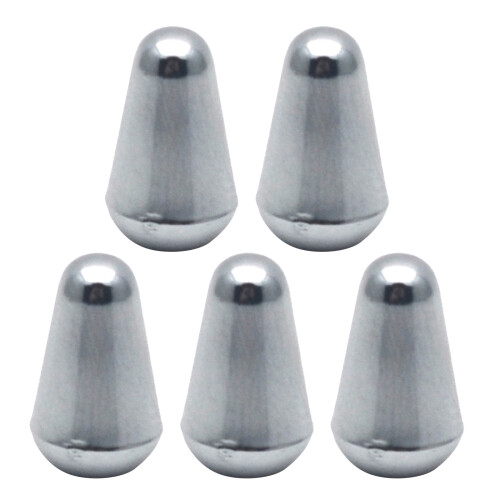 Musical Instrument Parts 3 5 Way Toggle Switch Tip Knob-Silver