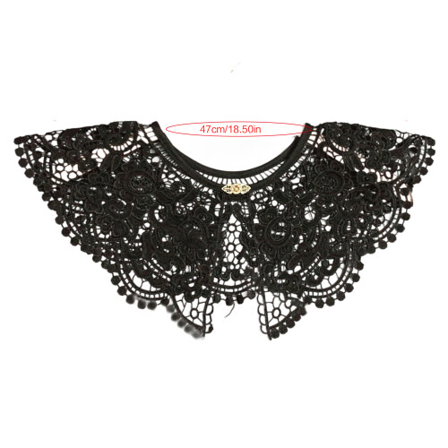 Lace Collar False Collar Shoulder Wrap Embroidery-white lace 1