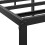 Living And Home Black Iron Bed Frame without Mattress, Double Size 5