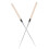 Επιλογή Gourmet: Μεταλλικά Chopsticks για Sushi Chef, Πολύ Μακριά Chopsticks για Ασφαλή Απόσταση, 7