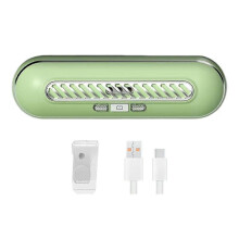 (Green) Mini USB Fridge Deodorization Fridge Smell Remover Kitchen Supplies Reusable