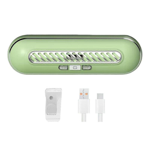 (Green) Mini USB Fridge Deodorization Fridge Smell Remover Kitchen Supplies Reusable