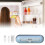 (Blue) Mini USB Fridge Deodorization Fridge Smell Remover Kitchen Supplies Reusable 2