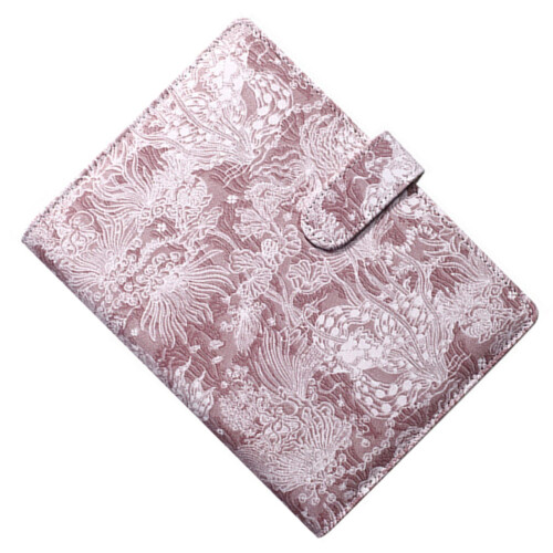 PU Leather Diary Binder Durability For Daily Planning-dark pink
