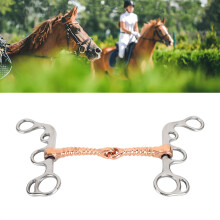 Edelstahl-Hufschlagzügel für Pferdetraining, Reitausrüstung, 55 mm Größe