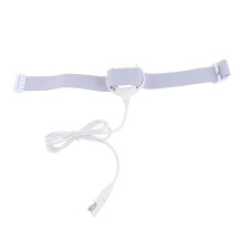 Einnäss-Alarm mit lautem Ton, Lichtern, Vibration, Grau, 5cm