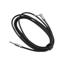 ASC-21 3m Schwarzes Gerades bis 90 Winkel Musikinstrumentenkabel für Gitarre & Studio
