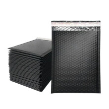 50pcs Black Bubble Mailer Bubble Padded Mailing Envelopes Mailer Poly for Packaging Self Seal Shipping Bag Bubble Padding Green-black-13 * 15cm