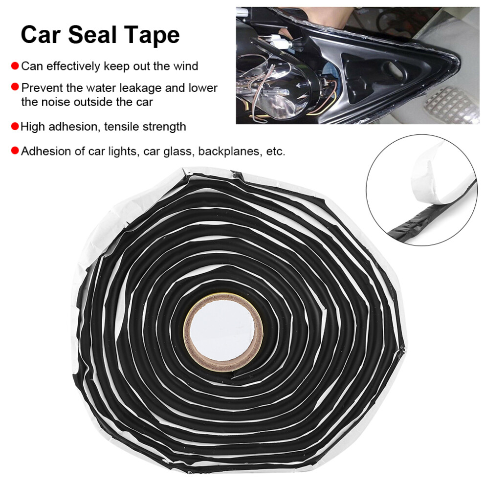 Butyl Sealant Tape Rubber Glue Car Windshield Headlight Seal Strip 10M Adhesive 8251361722953