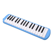 Beginner's 32-Key Melodica in Blue with Tube & Mouthpiece Perfect for Learning