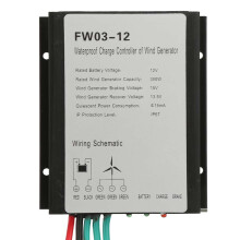 FW03-12 IP67 Wasserdichter 12V Wind-Laderegler 300W DIY-Solarsystem