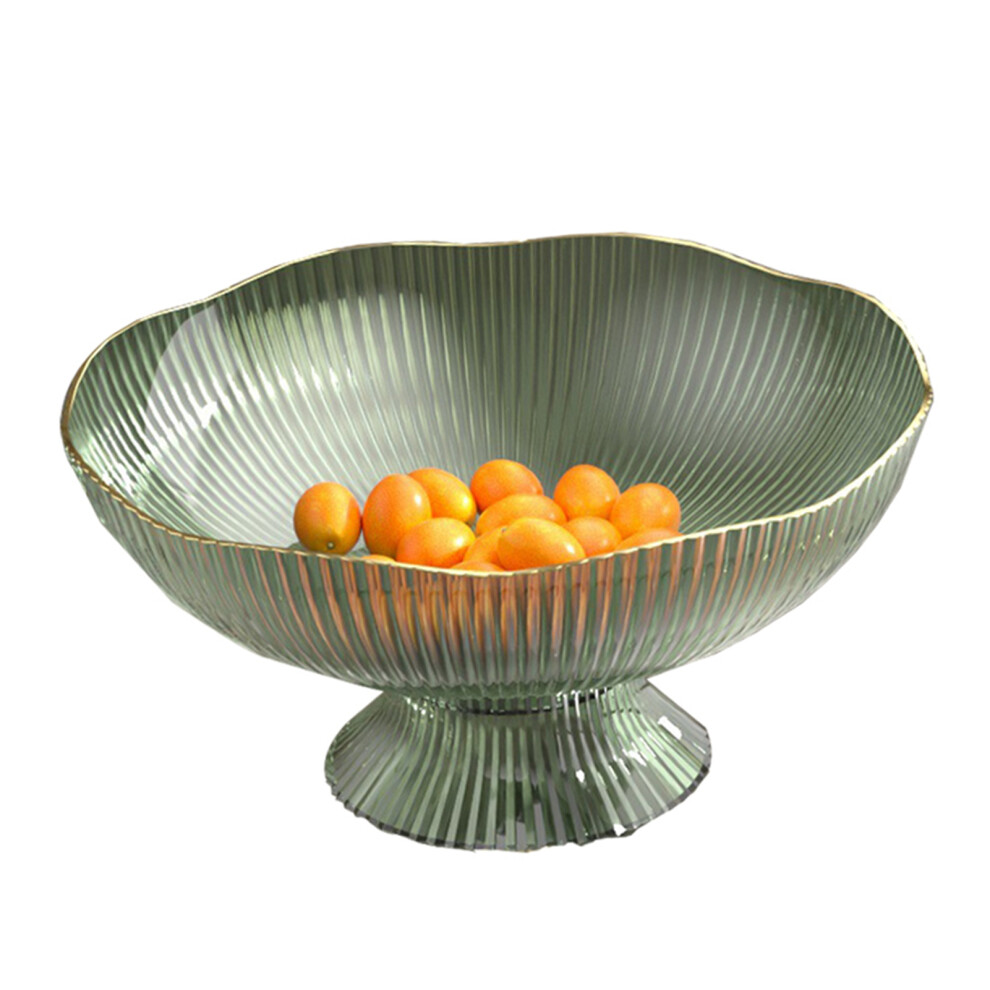 Fruit Bowl with Detachable Draining Base, Crystal Clear Appearancemulti-purpose Use for Home Office Outdoor Activities, Healthy Tasteless Materialluxu-image-OPC-PMZHNDQ-NEW