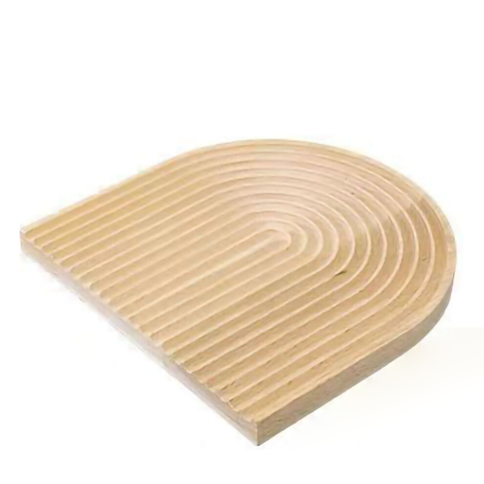Japanese Style Incense Tray, Wooden Serving Tray For Your Home Office, Decorative Wave Tray With Unique Texture, Natural Beech Wood Tray For Displayin-image-OPC-PMZHNNW-NEW