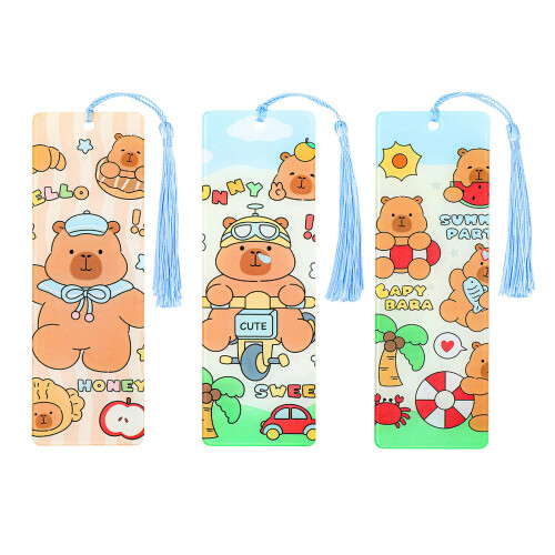 Capybara Bookmarks Acrylic Bookmarks Reading Bookmarks-2 1