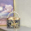 Womens Evening Handbag Glittering Shoulder Bag-Silver 6