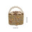 Womens Evening Handbag Glittering Shoulder Bag-Silver 4