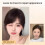 Breathable Artificial Bangs Heat Resistant Fiber-Brown black 3
