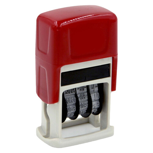 Adjustable English Date Stamp for Scrapbook Packaging-blue