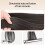 Breathable Artificial Bangs Heat Resistant Fiber-Brown black 6