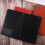 A 5 Small File Folder PU Leather Clipboard Memo Clipboard-Red 5