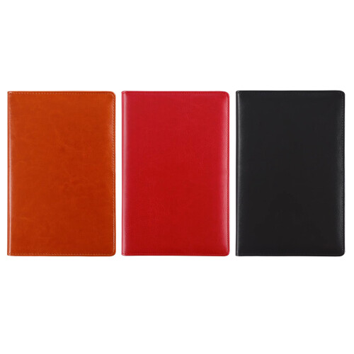 A 5 Small File Folder PU Leather Clipboard Memo Clipboard-Red 1