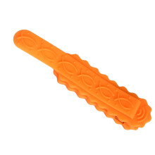 Simple Bookmarks Clip Silicone Bookmarks Automatic-Orange