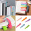 Simple Bookmarks Clip Silicone Bookmarks Automatic-Orange 3