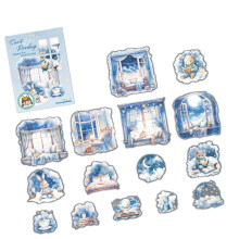 15Pcs Aesthetic Scrapbooking Sticker Water-The deep sea is quie