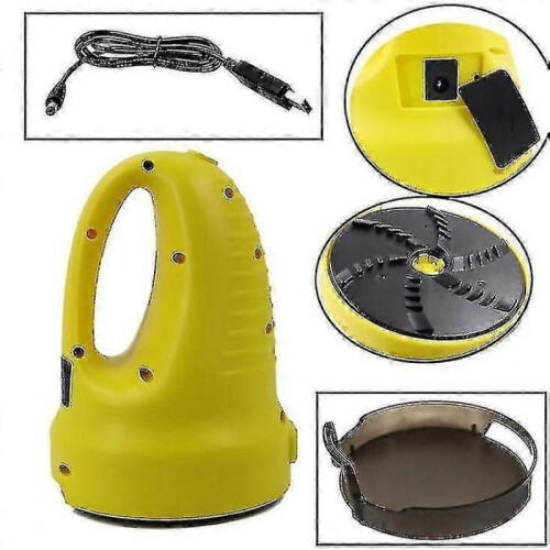 (yellow) Car Windshield Electric Ice Scraper Usb Snow Removal Tool Multifunctional High Quality 1