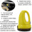 (yellow) Car Windshield Electric Ice Scraper Usb Snow Removal Tool Multifunctional High Quality 3
