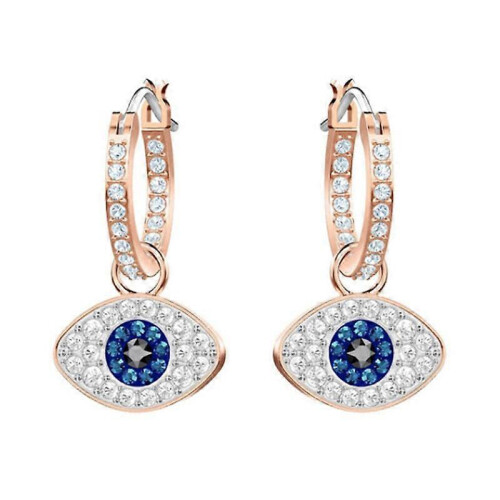 Devil's Eye Stud Earrings Matching Swarovski Element Crystal Earrings for Women
