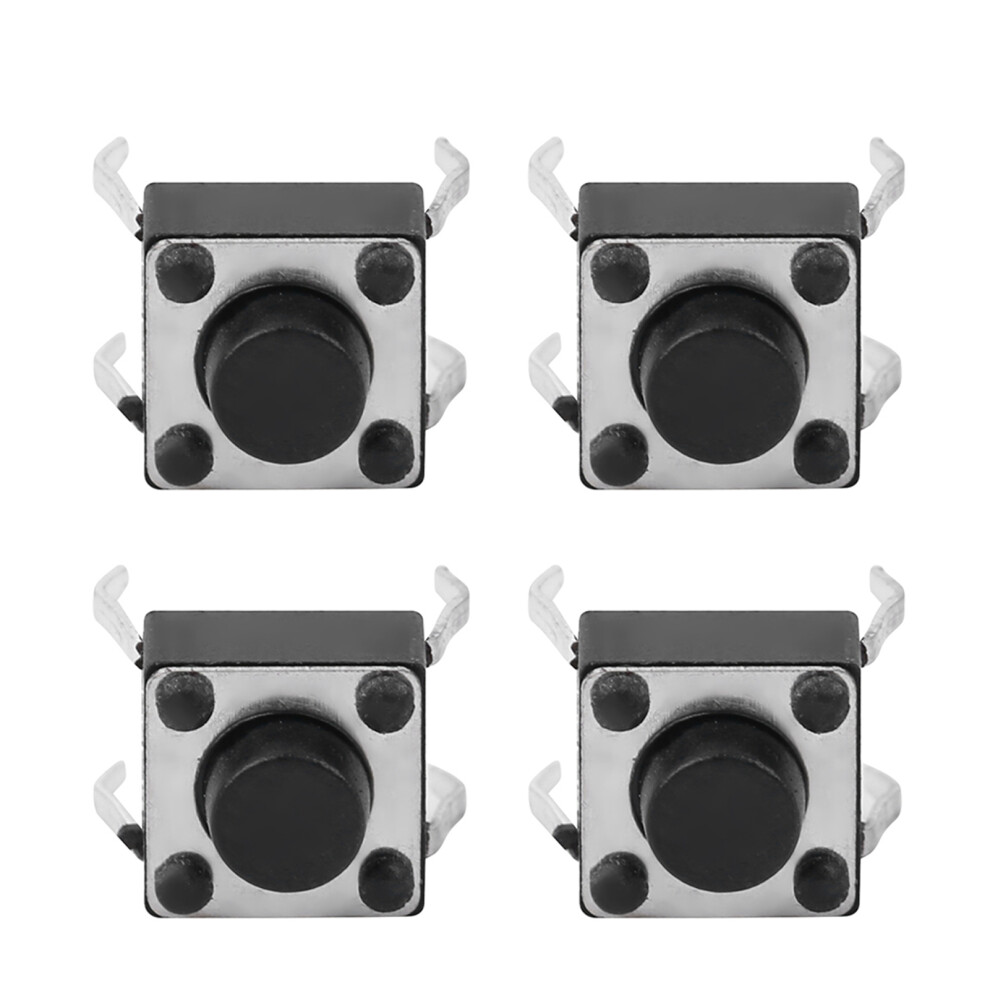 6X6x5mm Momentary Tact Switch 100Pcs: Compact Durable Design 8041361734694