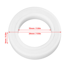 ZrO₂-Keramik-Gleitlager aus Vollkeramik 6802-2RS 15x24x5mm Weiß, Australia-vorbereit
