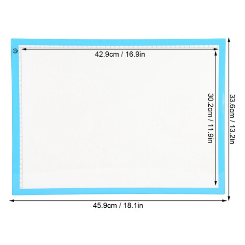 A3 LED Light Board Artcraft Tracing Digital Drawing Tablet, Brightness Control 2