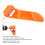 Portable Drill Bit Sharpener 18x8x3.6cm, Orange Electric Grinding Tool 11