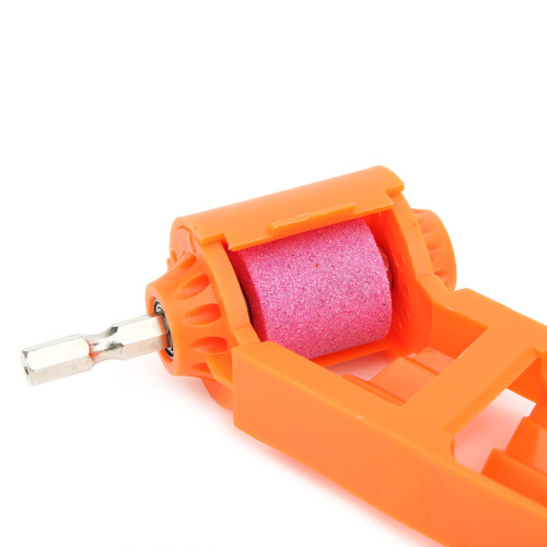 Portable Drill Bit Sharpener 18x8x3.6cm, Orange Electric Grinding Tool 2