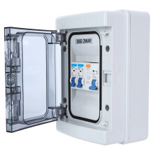 Waterproof 40A 30mA RCD & 2 MCB Miniature Circuit Breaker IP65