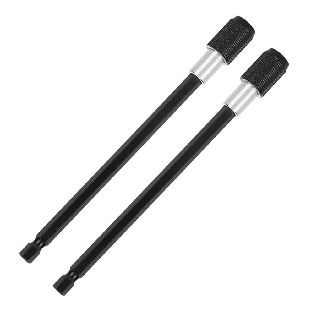 2Pcs Quick Release Hex Screwdriver Extension Rod 150Mm For Electric Drill 4681361741250