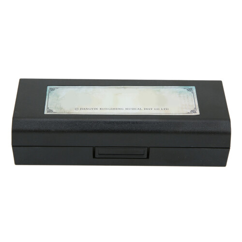 10-Hole B Key Blues Harmonica Portable Waterproof 103x30mm 2