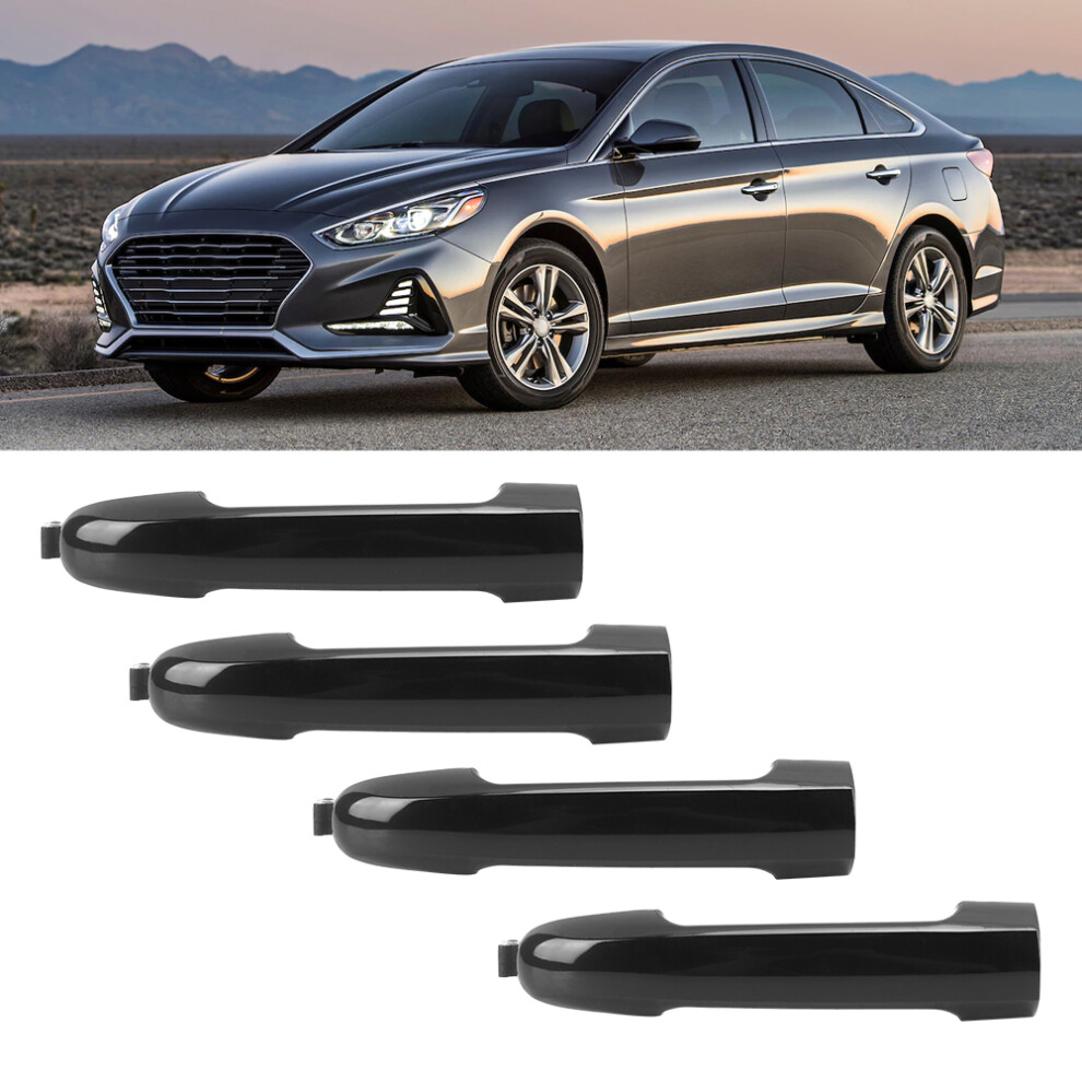 4Pcs Abs Exterior Door Handle Kit Fit Hyundai Sonata 2005Â2010 6951361745731
